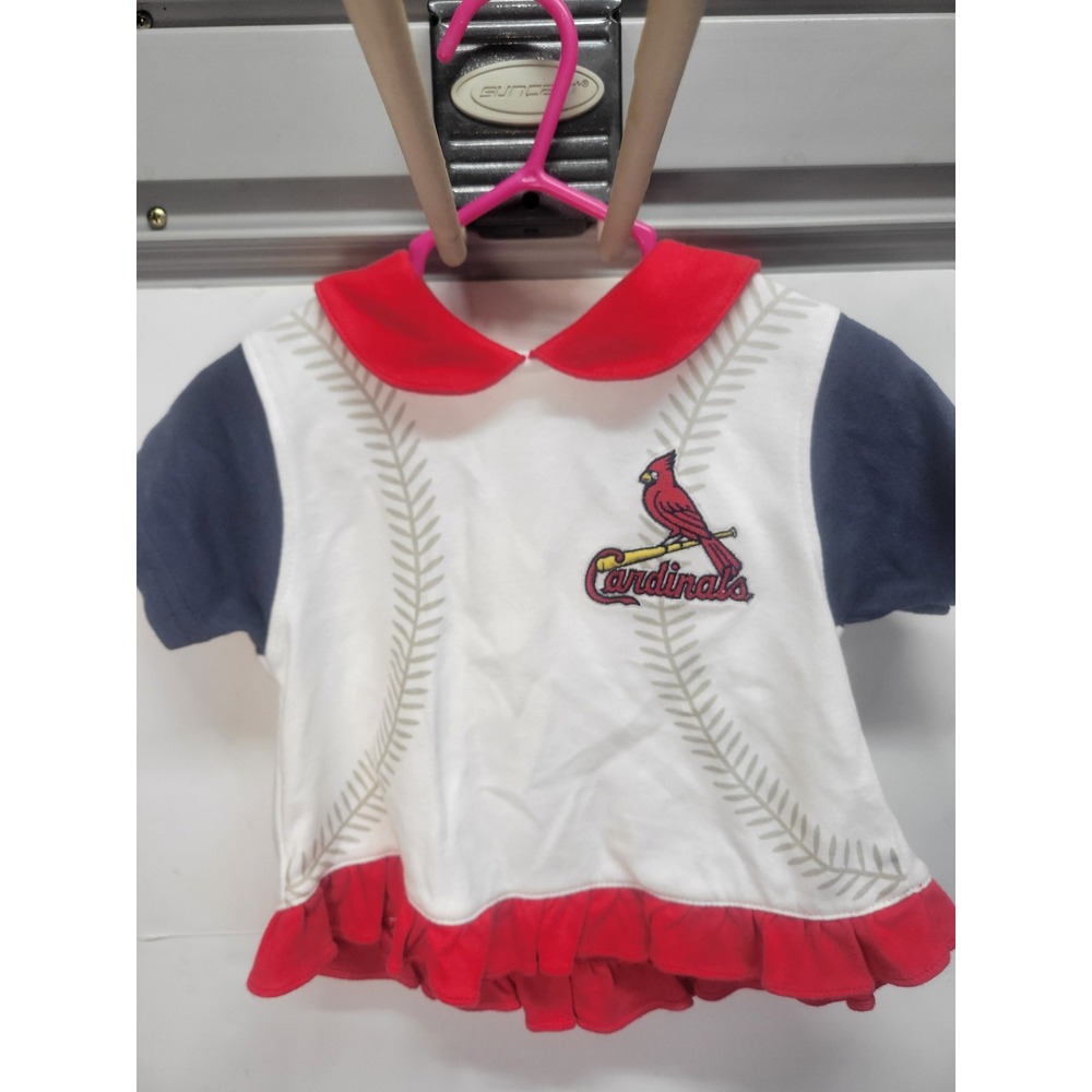 St. Louis Cardinals Baby Outfit 12M Major League Baseball MLB‎ Ruffle
